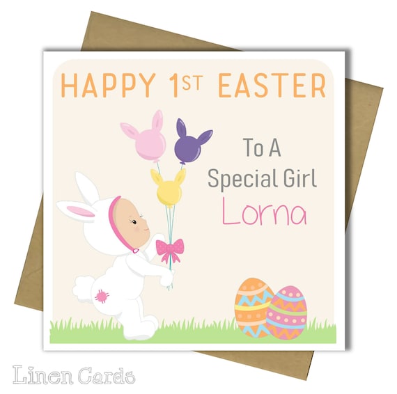 Personalised Easter Card