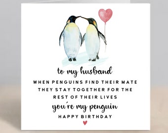 Husband Birthday Card Birthday Card For Husband