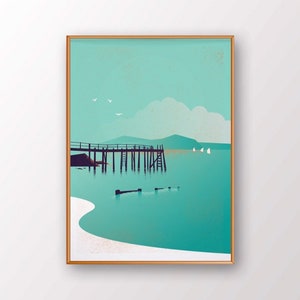 Kinnegar Pier in Holywood, County Down