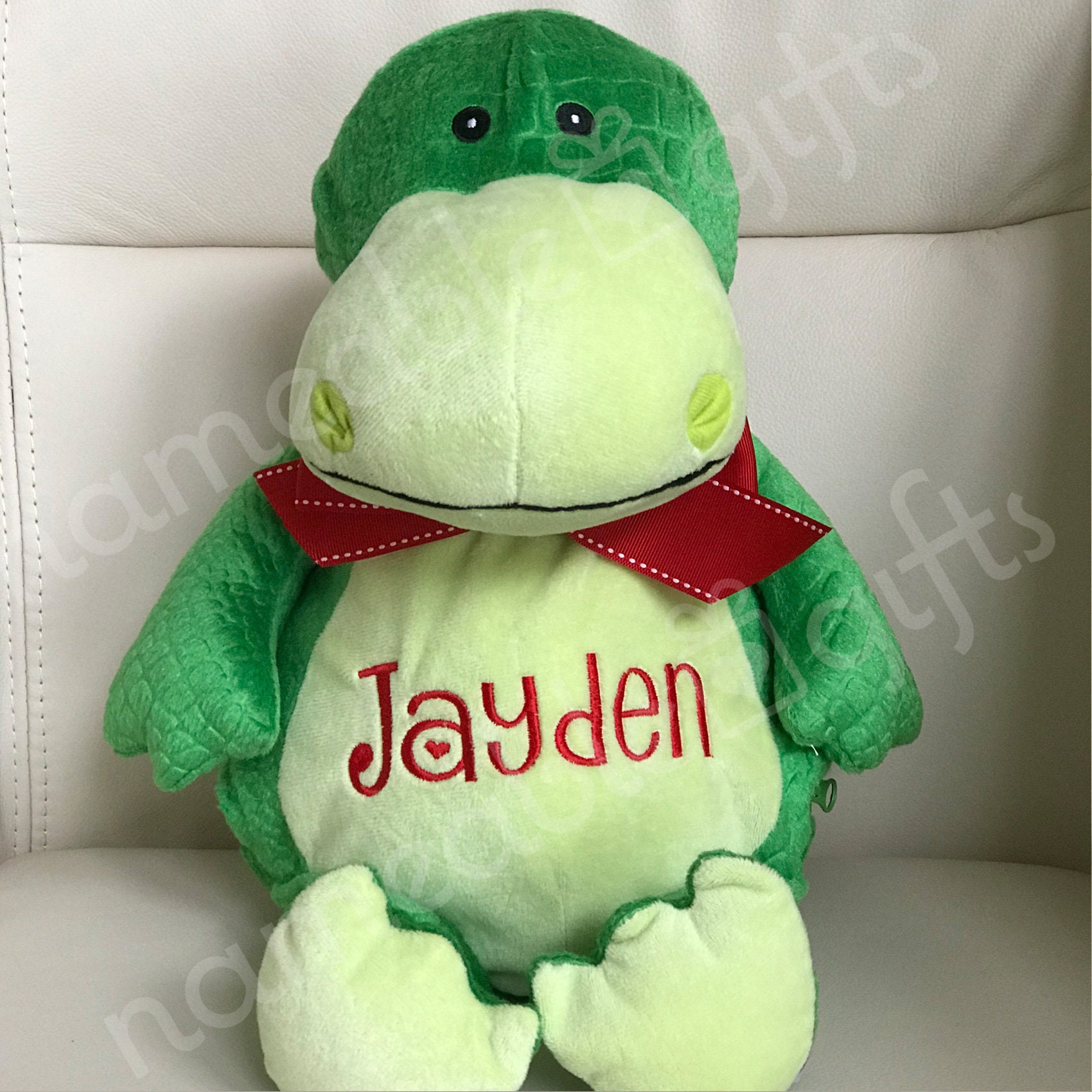 Personalized Stuffed Animal Personalized Dinosaur Etsy