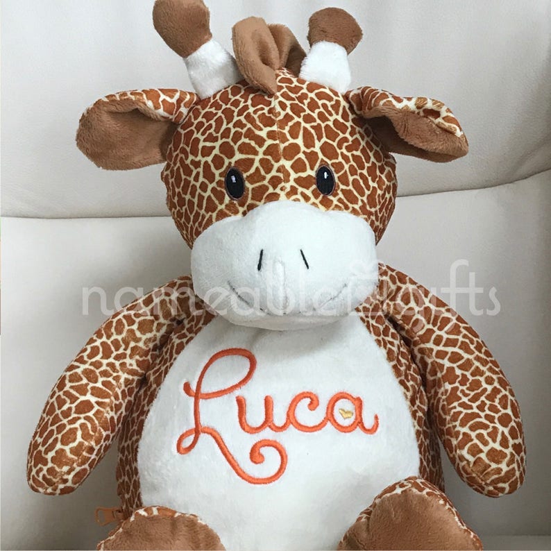 Personalized Stuffed Animal Personalized Giraffe | Etsy