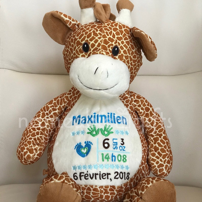 Personalized Stuffed Animal Personalized Giraffe | Etsy