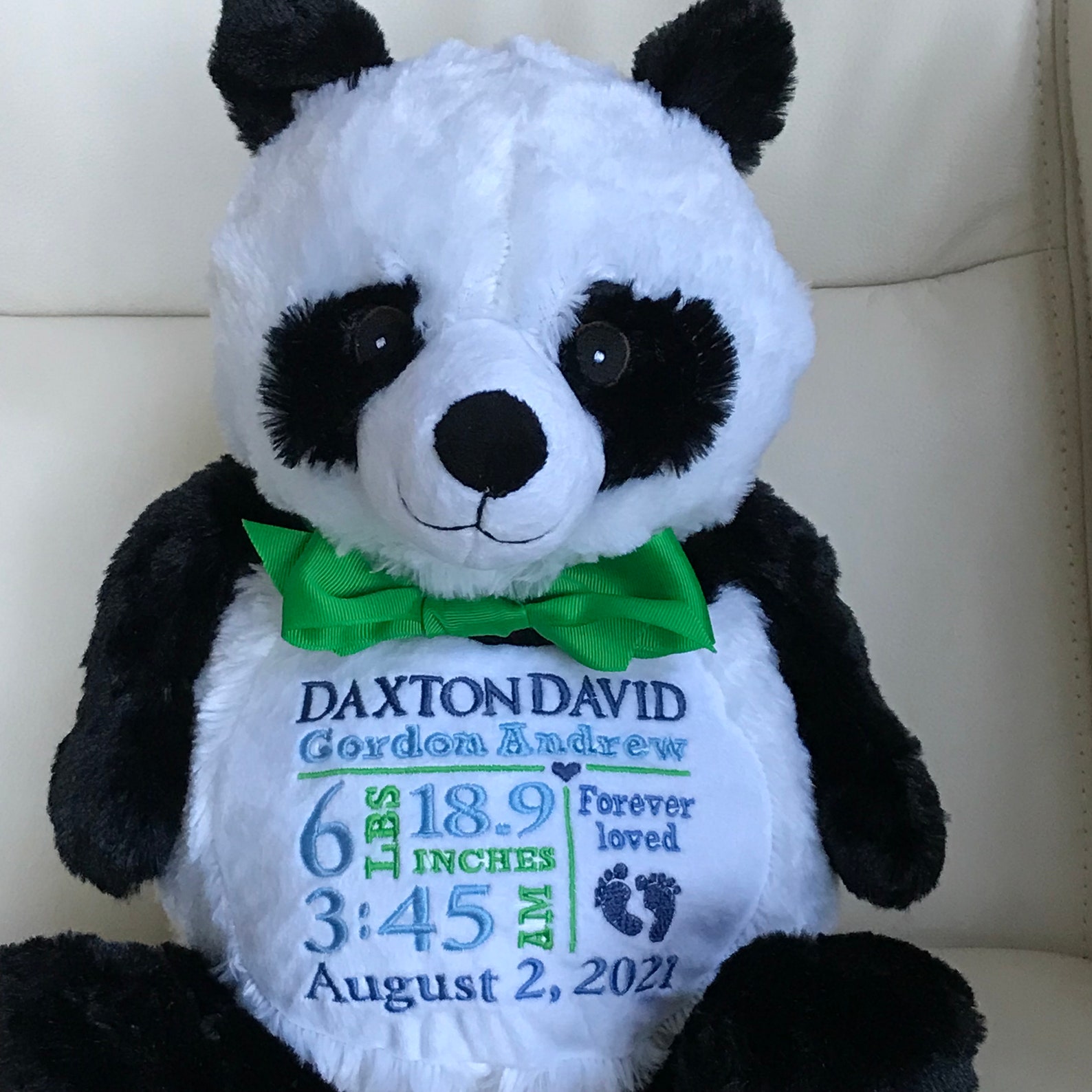 Personalized Stuffed Animal Personalized Baby Gift Panda - Etsy