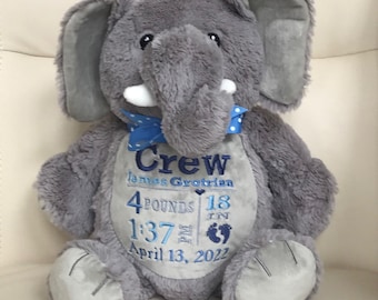 Personalized Stuffed Animal, Personalized Baby Gifts, Birth Announcement Gifts, Baby shower gifts, Personalized gifts for kids,