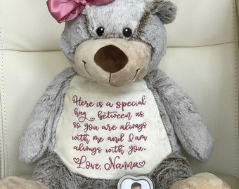 Comfort Bear, Memorial Bear, Ashes urn, Huggable urn, Baby loss, Angel baby, Comfort gift, Miscarriage, Remembrance Bears