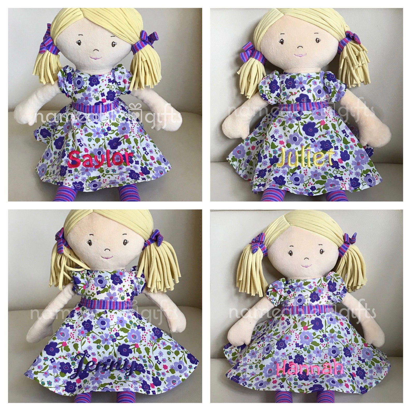 Personalized Doll Baby Girl Gift Birthday Girl Gift New Etsy