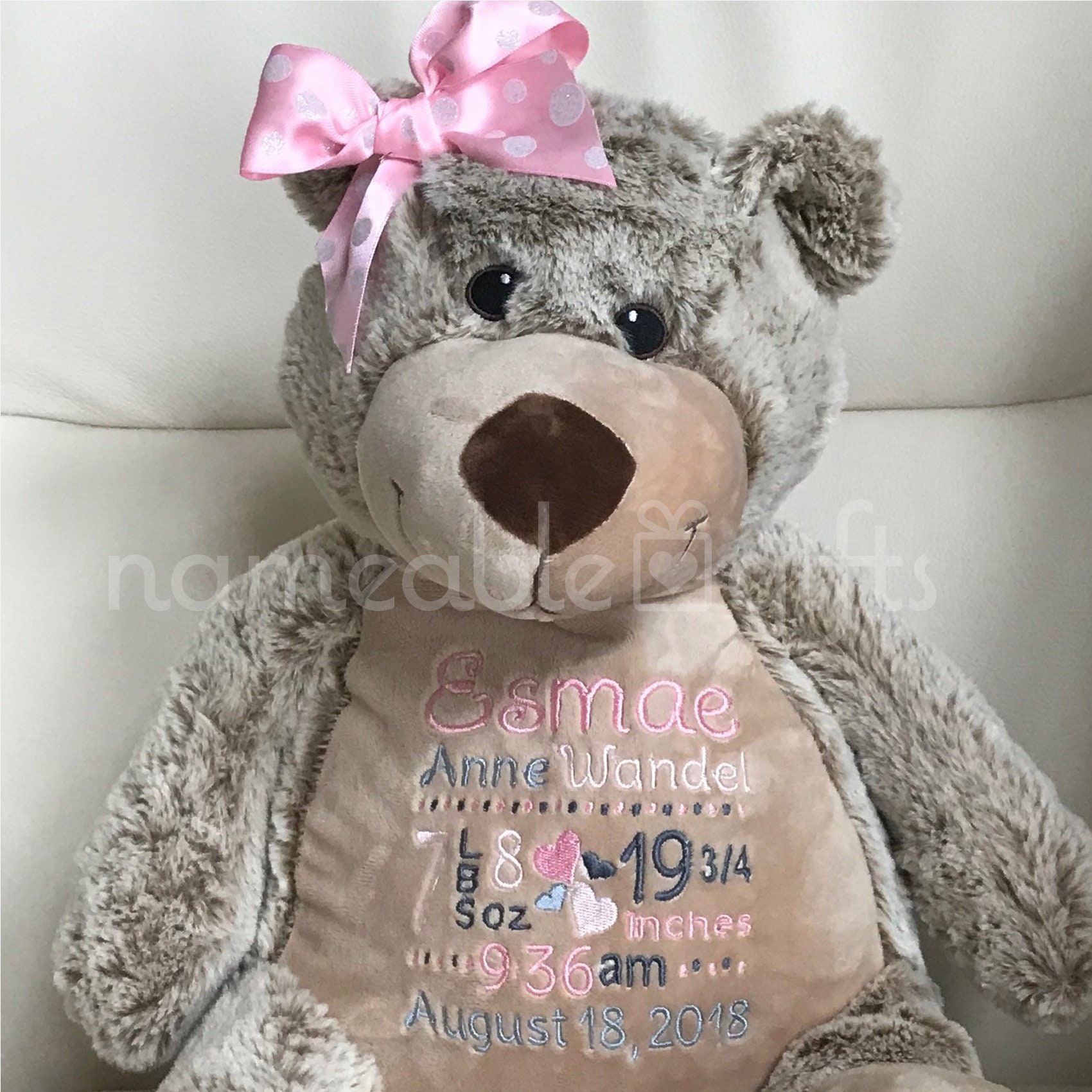 personalized baby stuffed animals