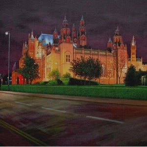 Kelvingrove Art Galleries and Museum. Glasgow Art Print.