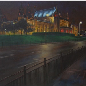 Kelvingrove Art Galleries and Museum, Glasgow. (West view). Art Print.
