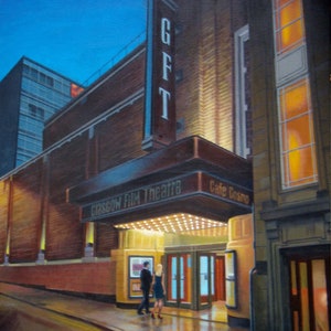 Glasgow Film Theatre. Art Print.