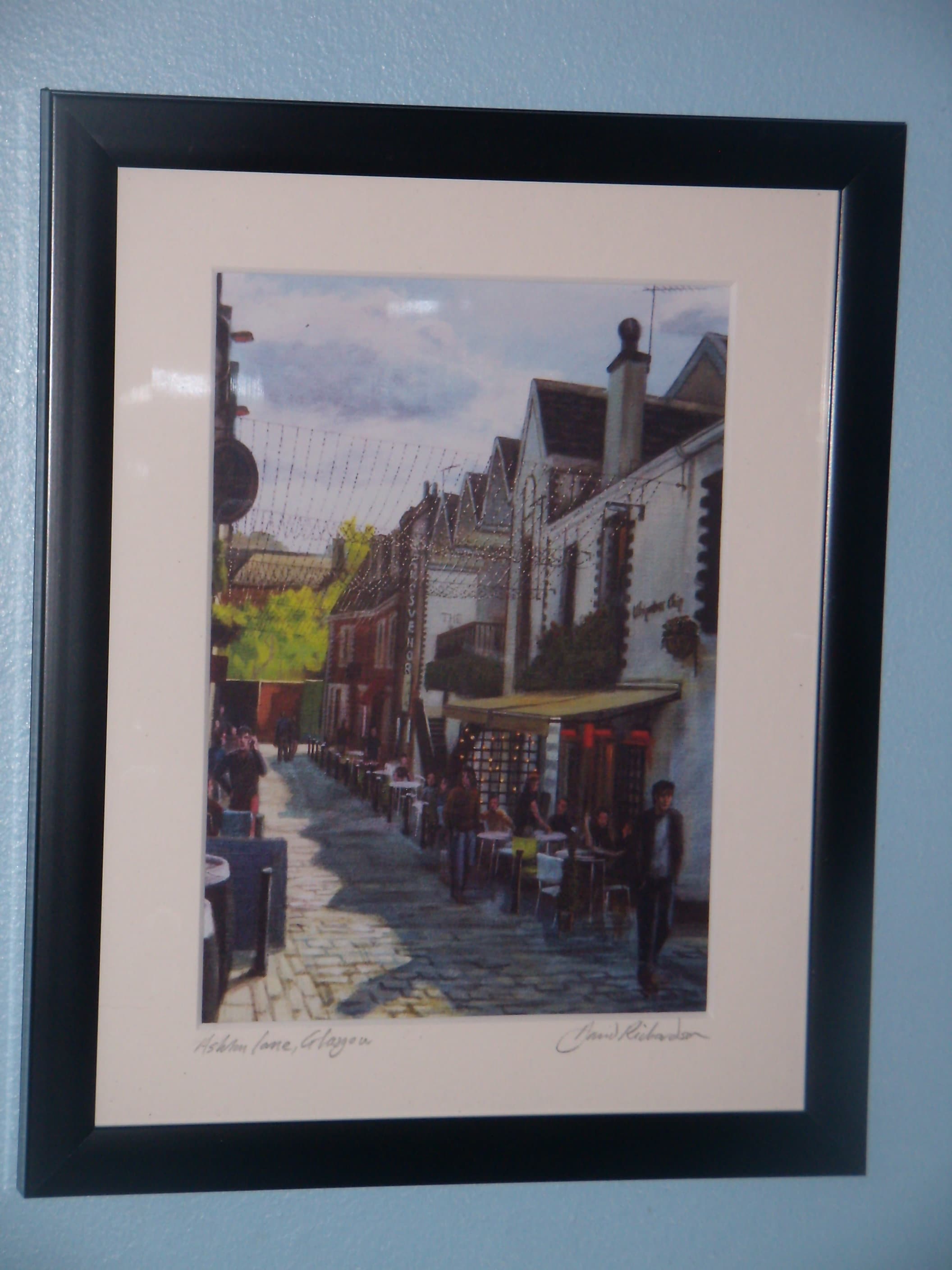 Ashton Lane Glasgow. Art Print. Etsy