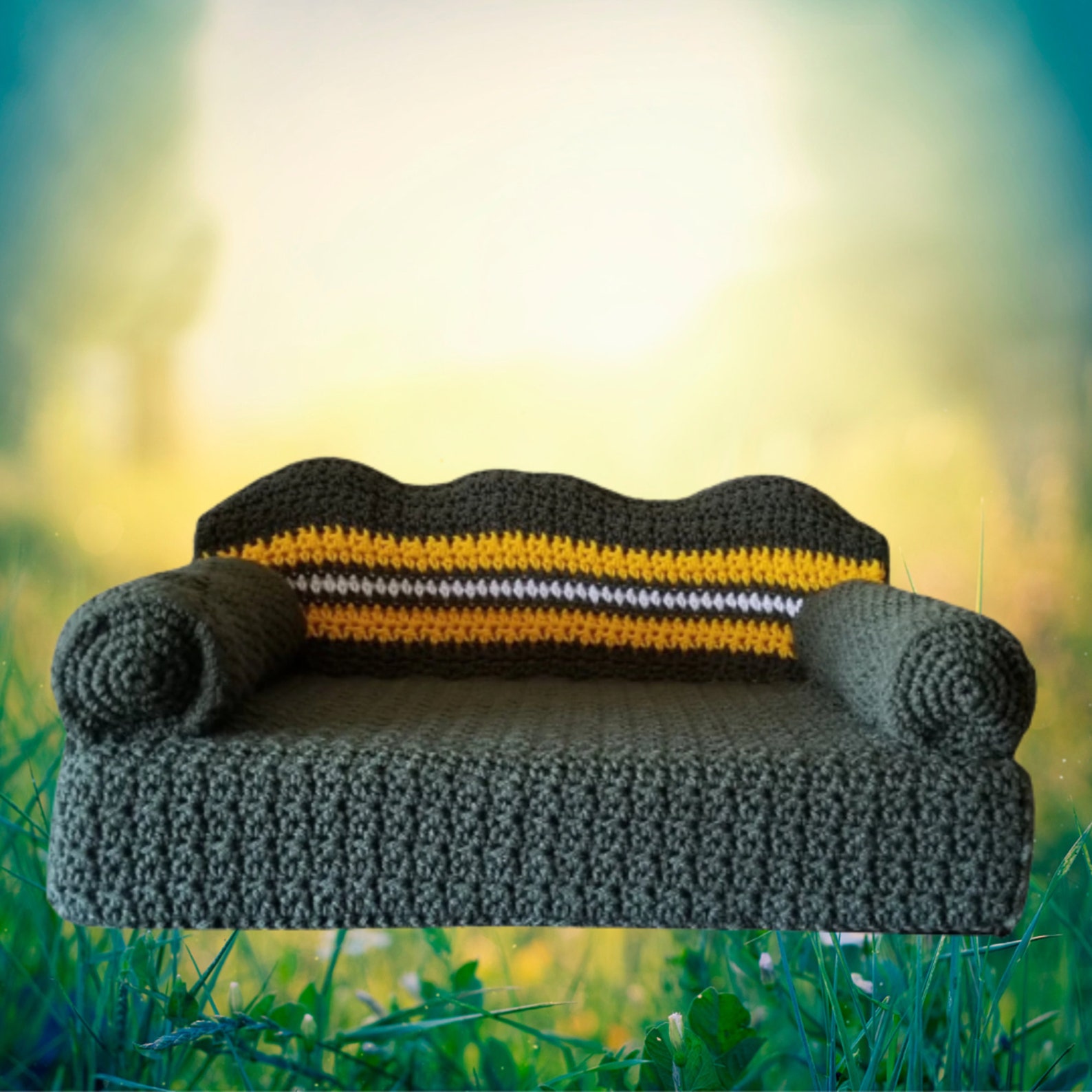 Football Cat Couch Pattern Cat Couch Crochet Pattern Couch Etsy Canada