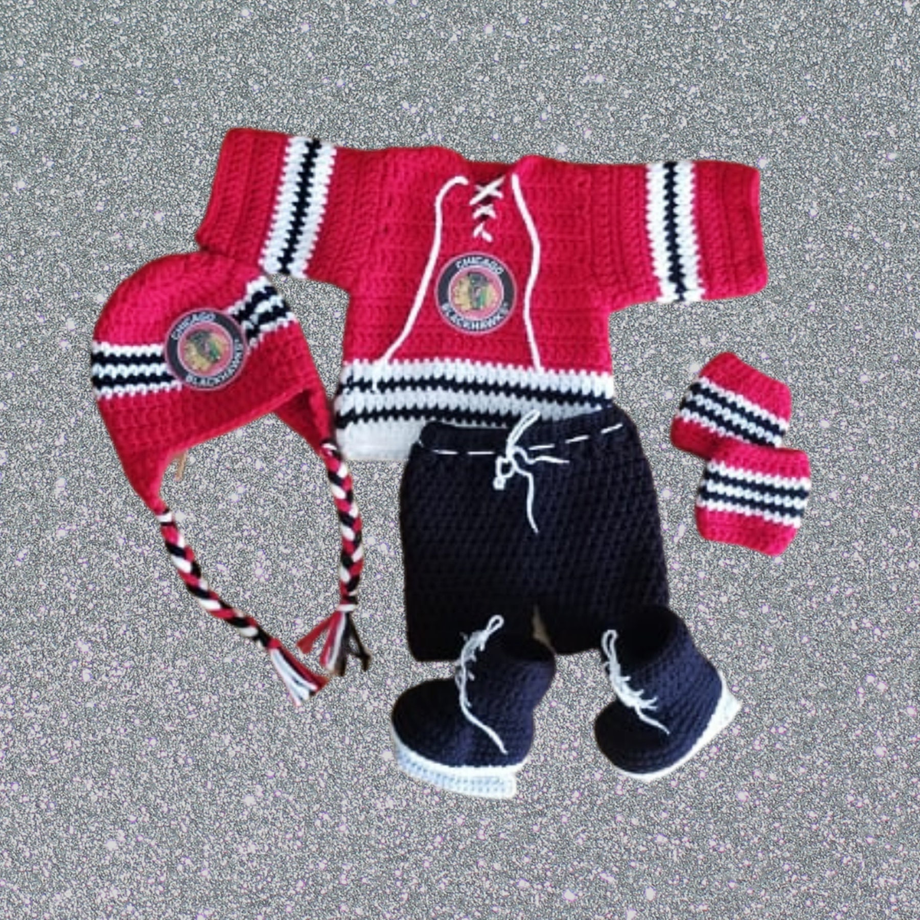 Baby Hockey Suit Baby boy costume Chicago Blackhawk Jersey Etsy