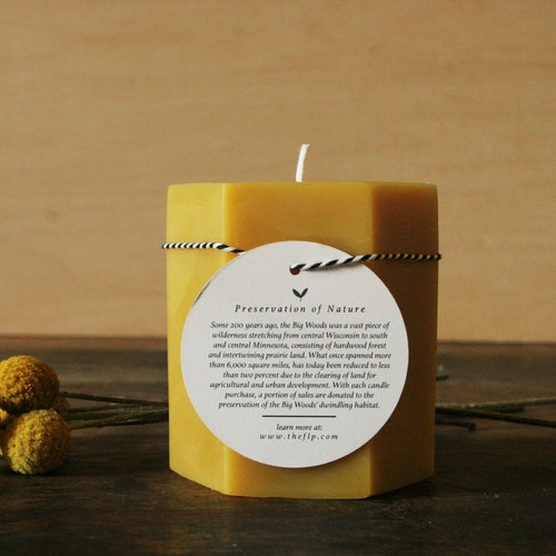 Beeswax Candle Gift Set Handpoured Pure Natural Beeswax Etsy
