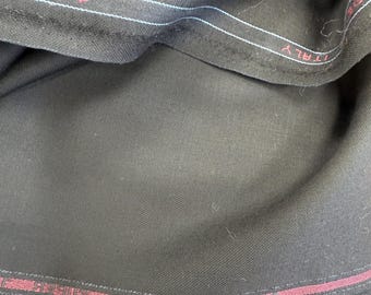 Black England Wool, Pure Wool, Superfine Wool by Yard for suits for men and women