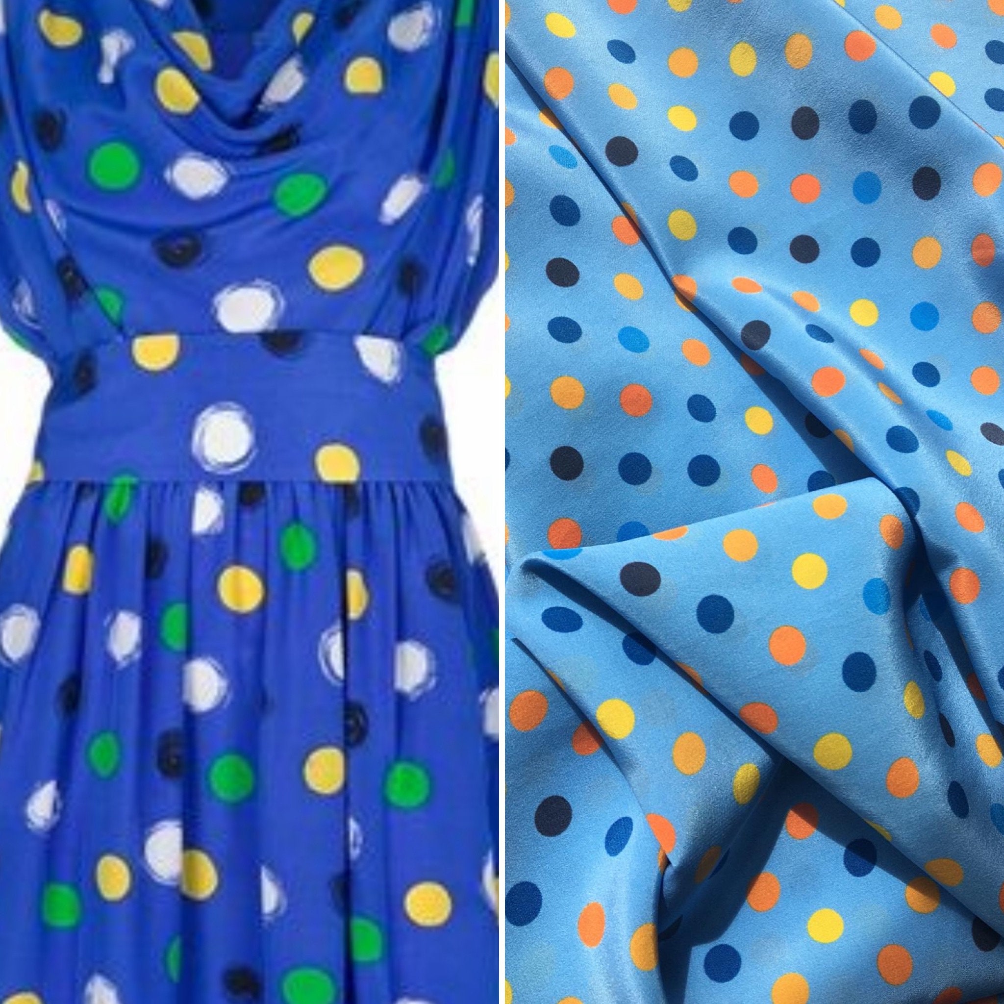 Tessuto Crepe Fiori Etnici ST000672 Per Abbigliamento - Foto 5