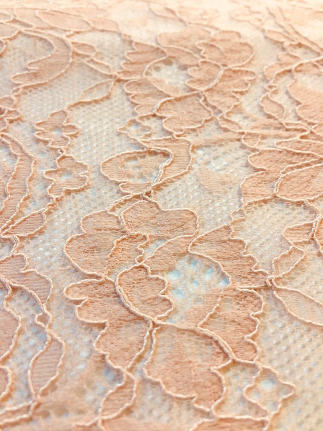 Peach Lingerie Lace Trim, Chantilly Lace Trim - Etsy
