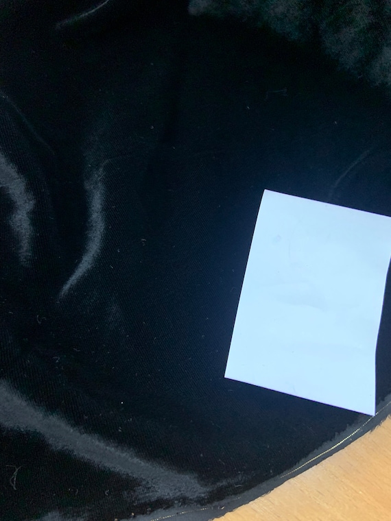 Black pure  velvet  Fabric  44 inch wide by the half a yard, beautiful silk viscose velvet with elastane for dress, trousers, jackets