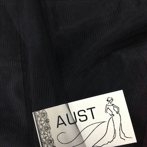 Soft Black Color Tulle of high quality, tulle for veil, skirt, dress, width 3m, sold per meter