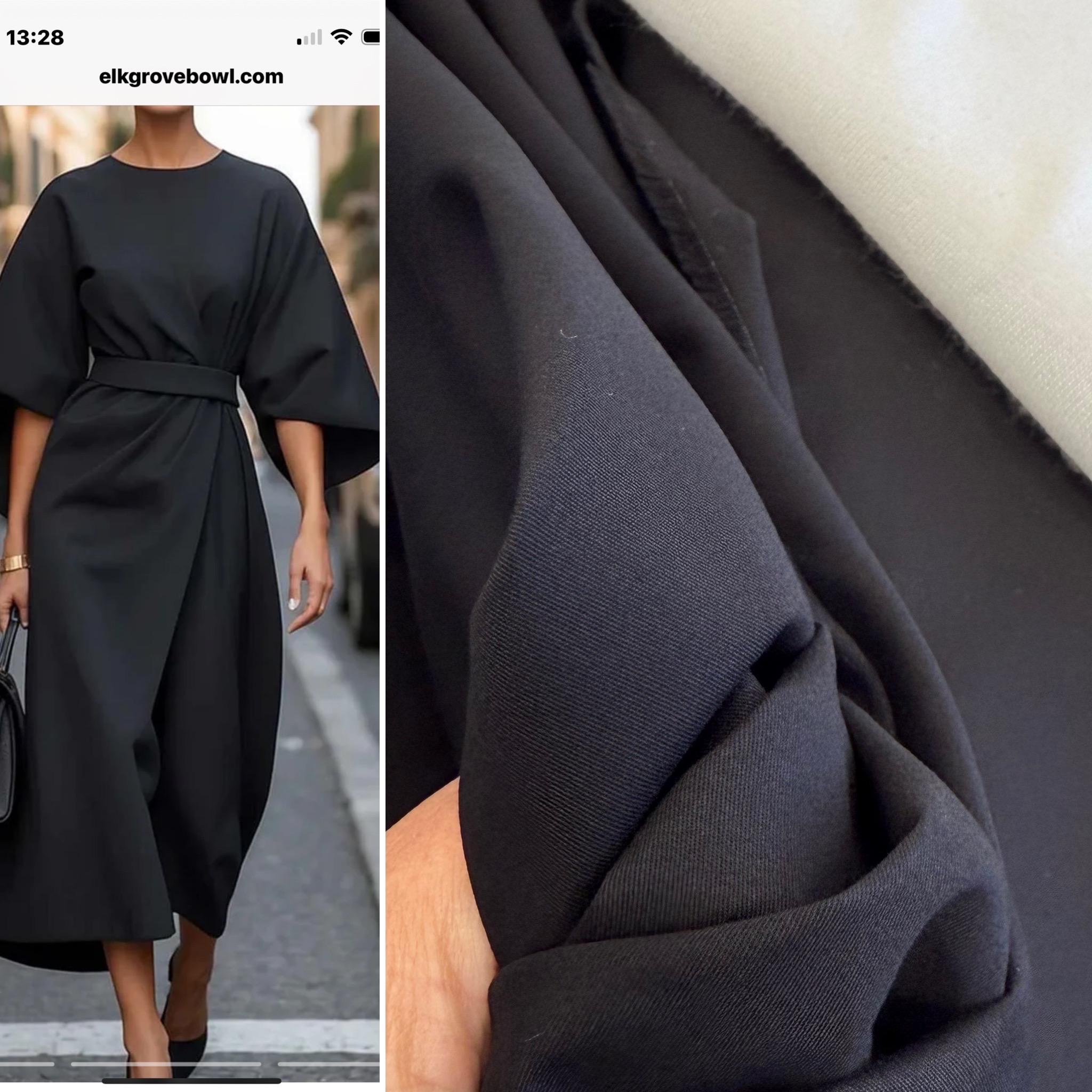 black cotton dress fabric Amazon.com: 60" Poly Cotton Broadcloth Black, Fabric by the Yard