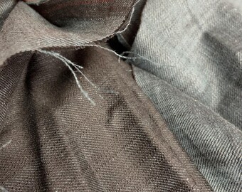 Fashion green /black linen fabric 100% Natural pure linen fabric for home textile and dress or suits