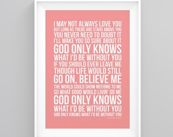 Song With Lyrics God Only Knows Health Tips Music Cars And Recipe