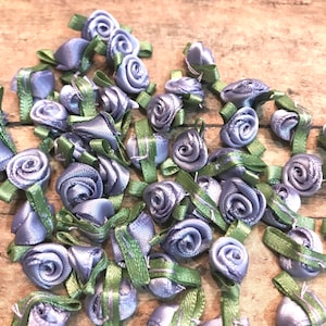 Purple mist roses.  Ribbon roses. Small flowers.