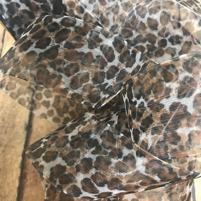 Cheetah Print Ribbon - Etsy