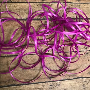 Berry 1/8” ribbon 30yds.  Pink ribbon. Narrow ribbon.