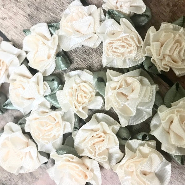 Satin Flower - Etsy