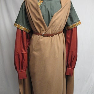 Grand Cape Tan Cotton Twill Cloak Mantle for LARP Cosplay Ren - Etsy