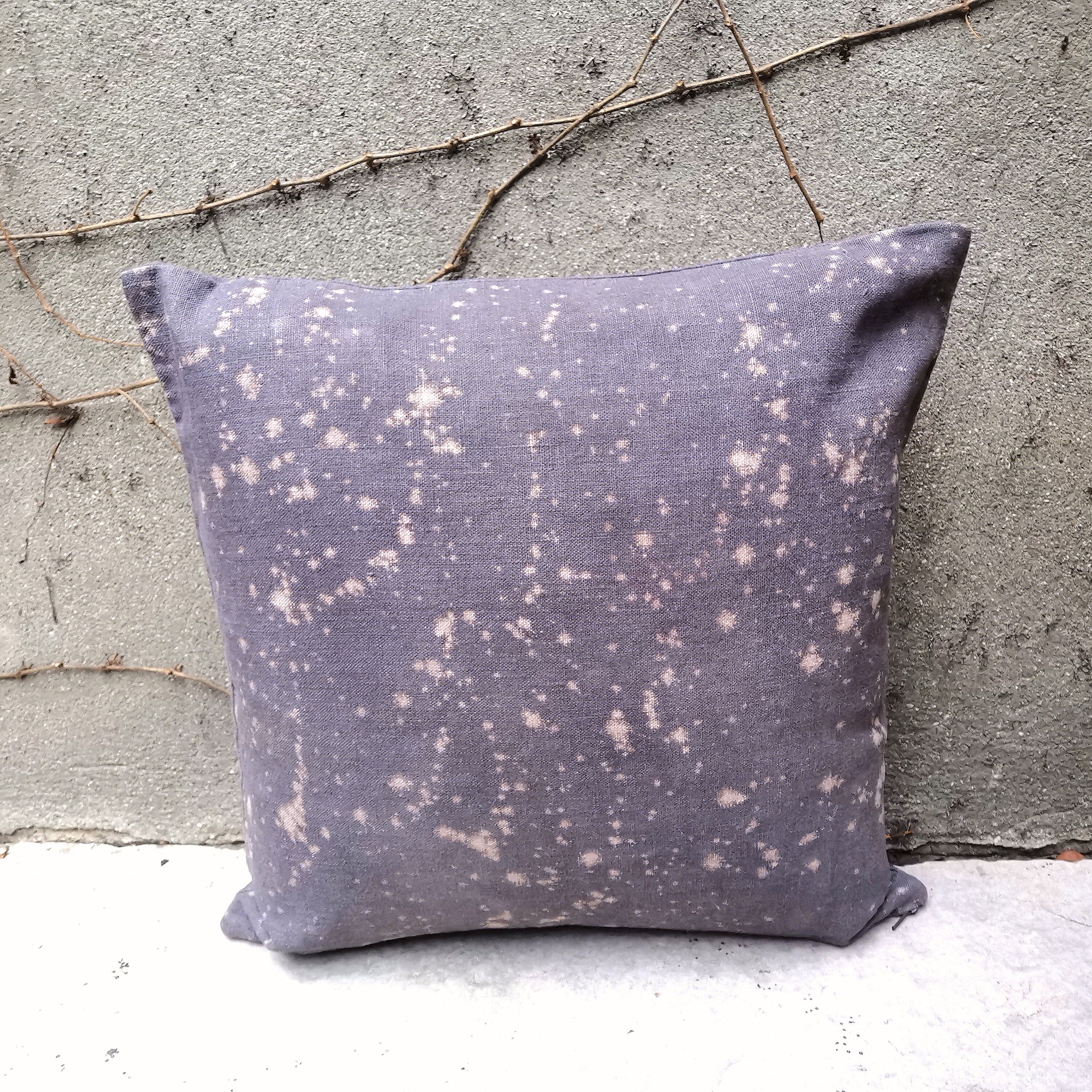 Housse de Coussin // Lin et Teintures Végétales