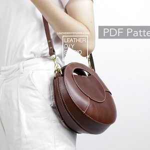 Leder Tasche Muster/DIy Leder Tasche Muster/Leder Handtasche Muster/Leathercraft Muster/PDF Muster/Frauen Crossbody Tasche Muster