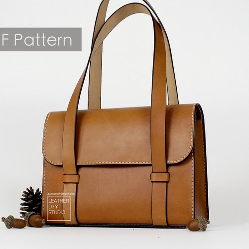 Leather Bag Pattern PDF Files Jessica Handbag with How to Etsy