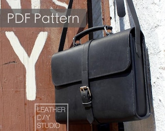 Leather bag pattern/build along pattern/leather pattern tutorial/how to pattern/PDF Pattern/PDF template/leather pattern