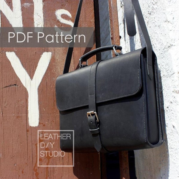 Leather bag pattern/build along pattern/leather pattern tutorial/how to pattern/PDF Pattern/PDF template/leather pattern