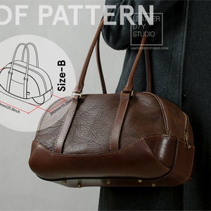 Designer Men Duffle Bag Genuine Leather Classic Lychee Pattern