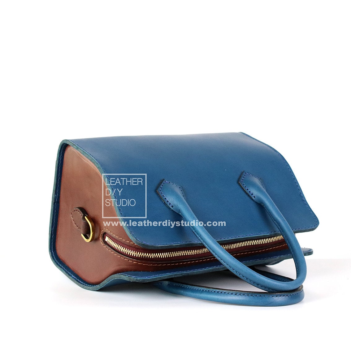 Leather Boston Bag Pattern LARGE With Video Instruction Etsy