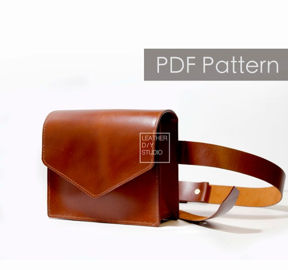 Leather Bag Pattern/build Along Pattern/fanny Pack Etsy