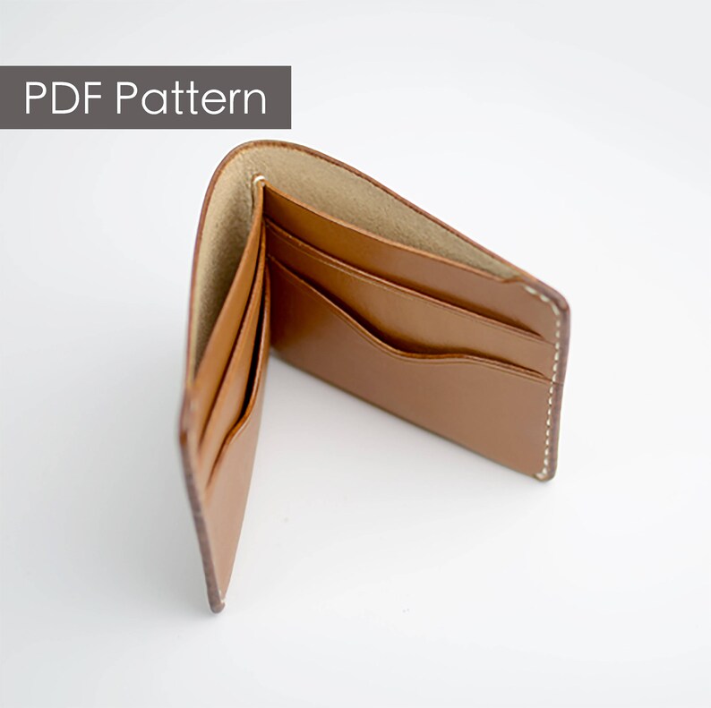 Leather Wallet Pattern Minimalist - Leather Long Wallet Pattern Pdf Leather Wallet Pattern Minimalist - Leather Long Wallet Pattern Pdf