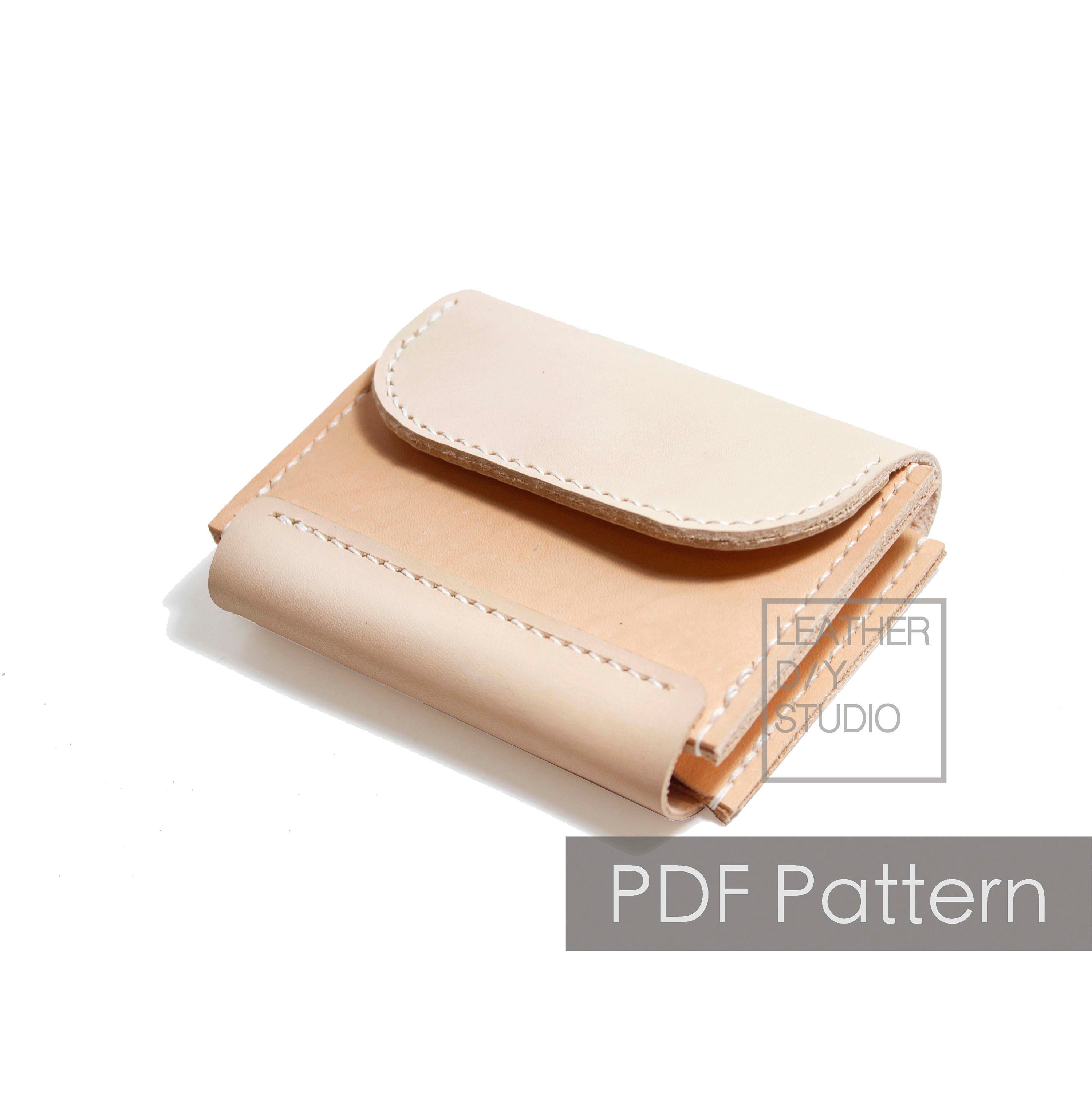 QJH Set di modelli in carta kraft per borsa a spalla in pelle fai-da-te