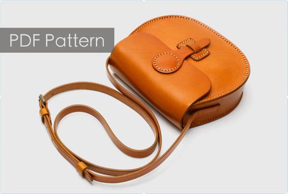 Leather Saddle bag pattern/diy gift/leather bag pattern/Saddle | Etsy