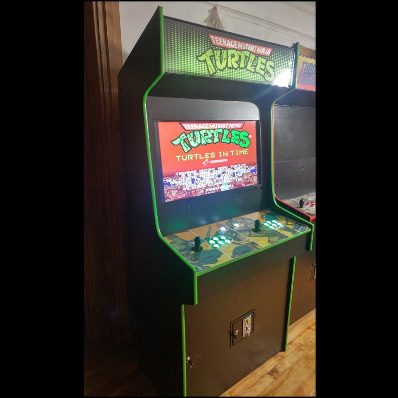 Teenage Mutant Ninja Turtles Arcade Cabinet Upright Machine Etsy