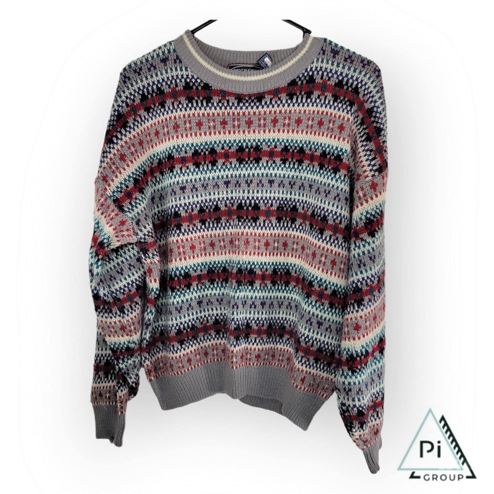 Vintage McGregor Sweater Geometric Men's Medium | eBay