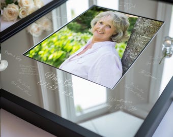 Retirement Gift, Retirement Celebration, Guest Book Signature Frame, Leaving Gift Retirement Signing