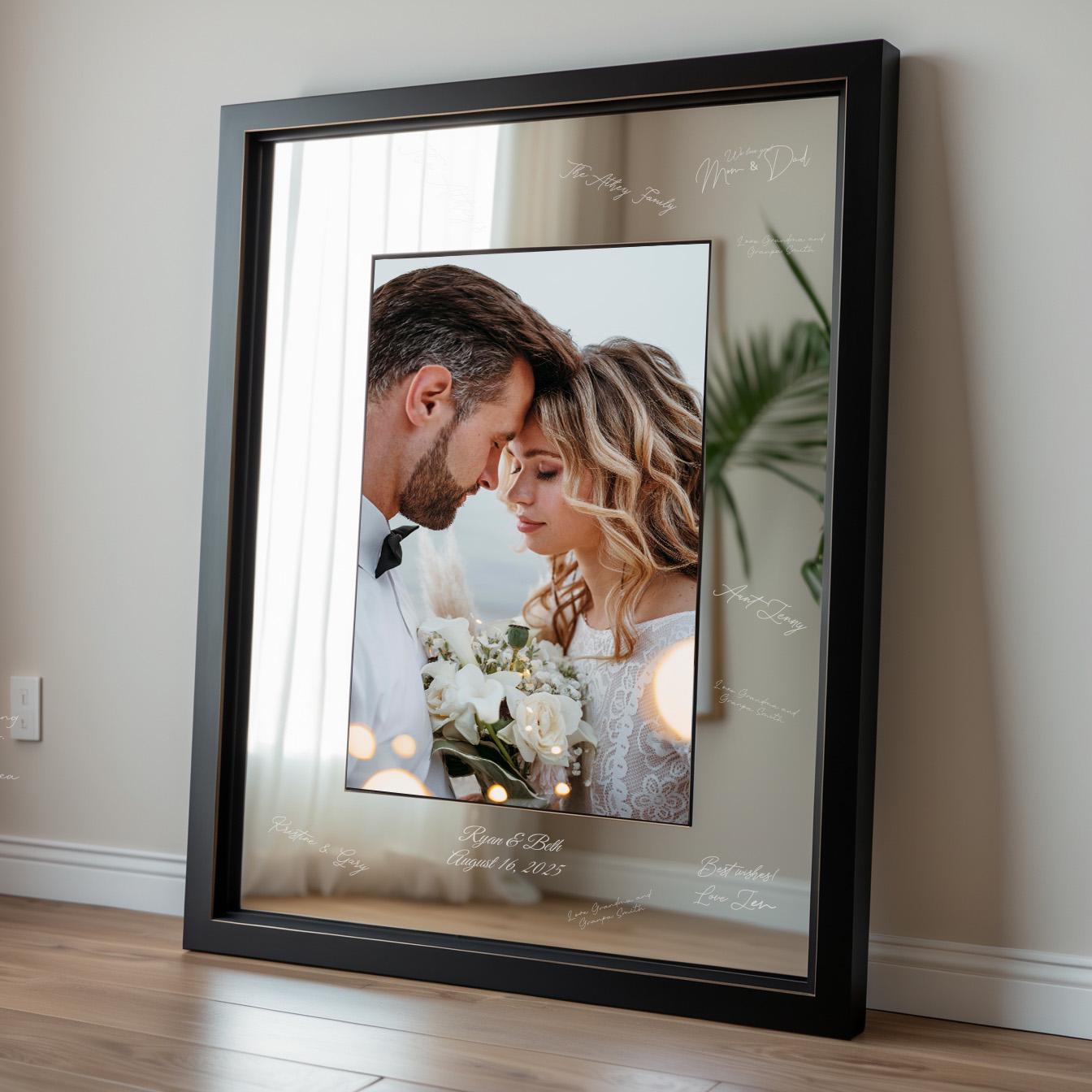 Wedding Guest Book, Guest Book Alternative, Signature Frame, Wedding GuestBook, Signing frame, Sign In Board, Guest Register