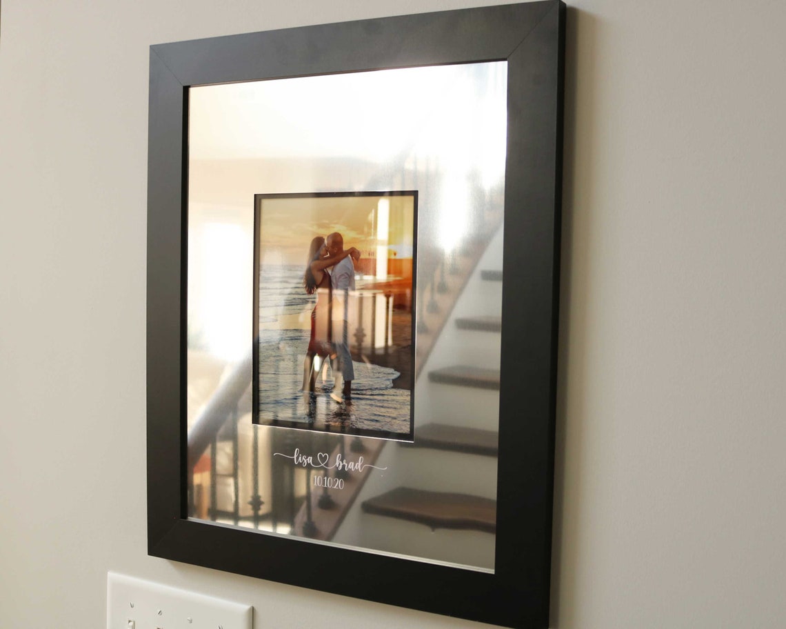 Wedding Signature Frame Photo frame Signature Mat Guest Etsy