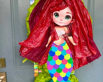 Handmade Mermaid Pinata: Party Decoration & Activity