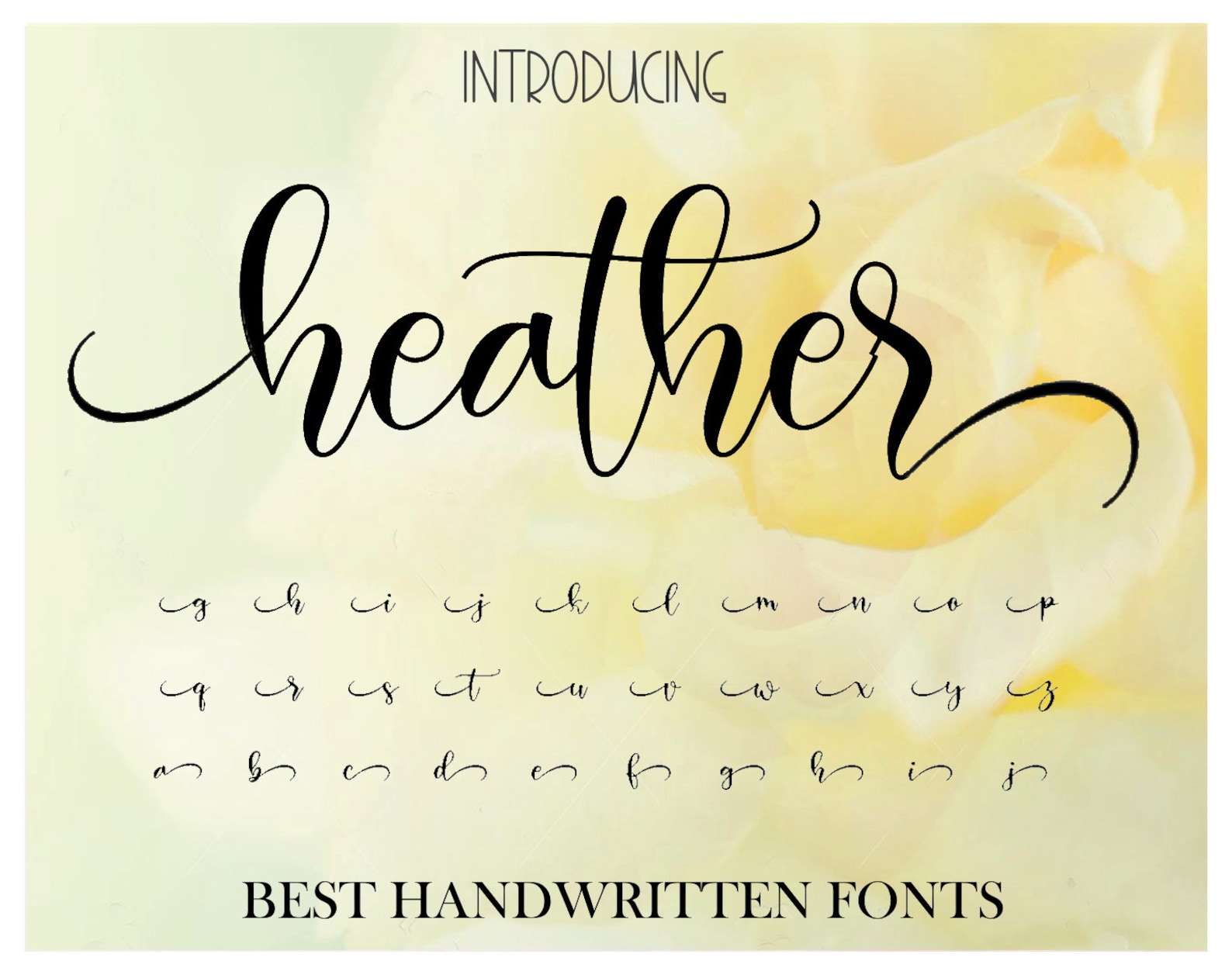 Handwritten font Swirly Font Digital font Script Font | Etsy