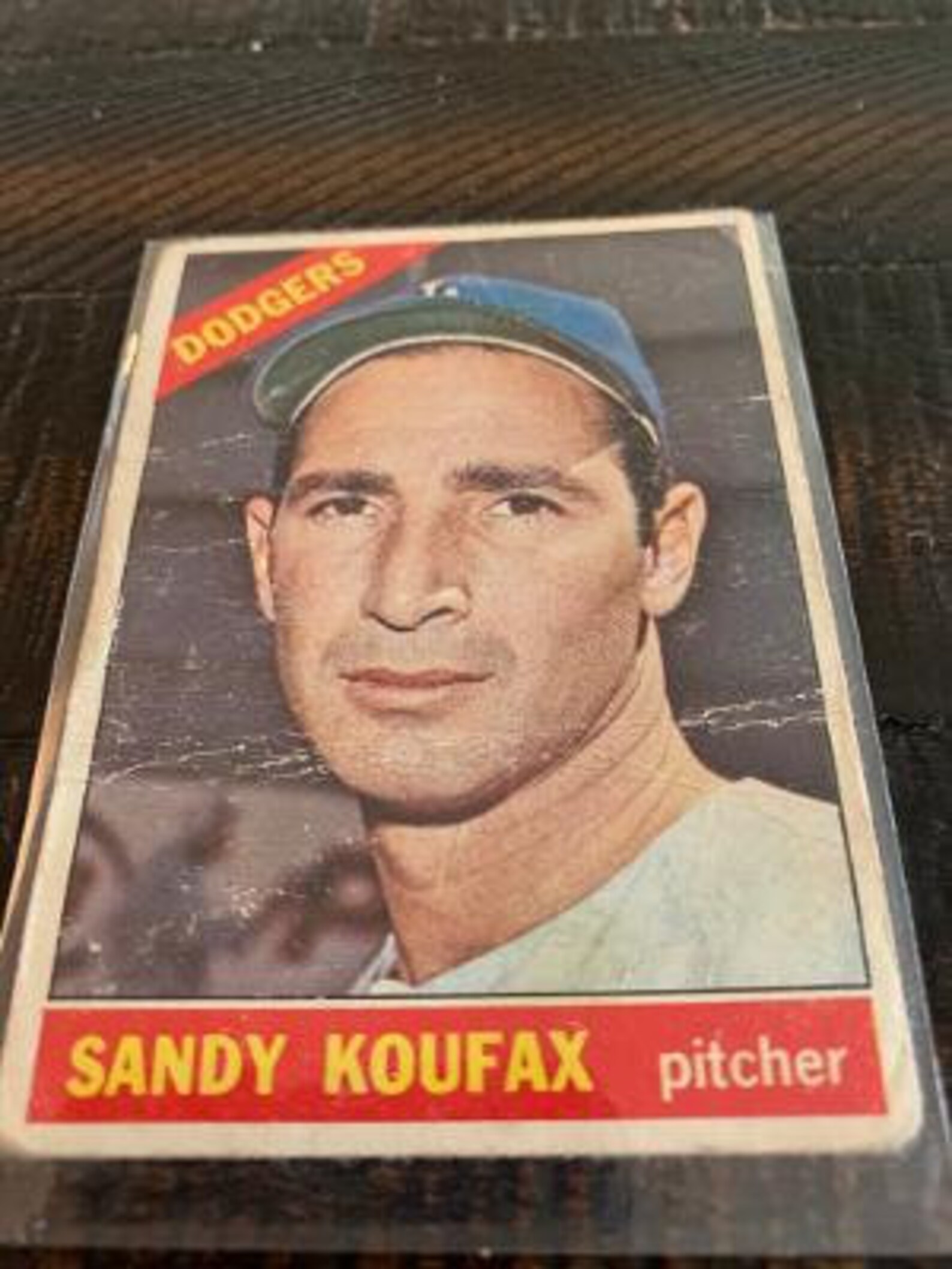 SANDY KOUFAX CARD Etsy